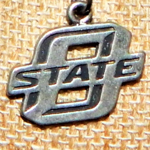 Peace Love OSU Necklace ~ Oklahoma State Cowboys! - Picture 4 of 9